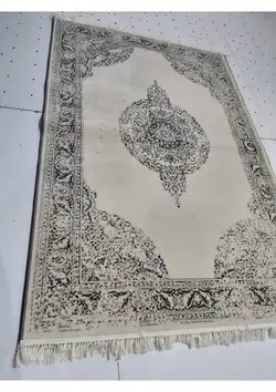 گبه فانتزی طوسی کد 200 - فرش ارزان