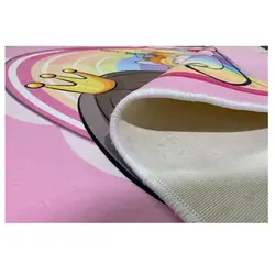 فرش کودک دختر و اسب شاخدار کد 1128