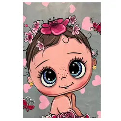 فرش نوزاد و گل 1154
