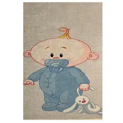 فرشینه کودک نوزاد و خرگوش کد R213