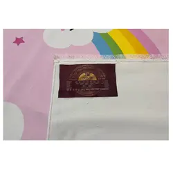 فرش کودک ابر و رنگین کمان کد 1184