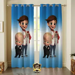 ست فرش پرده بچه رئیس کدB448