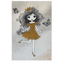 فرش کودک پری تاج دار کدSB954