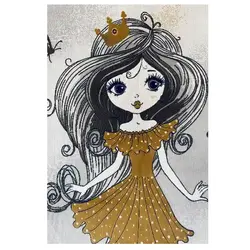 فرش کودک پری تاج دار کدSB954