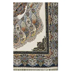 فرش ۱۲۰۰شانه ماشینی زمینه کرم کدSH-1262