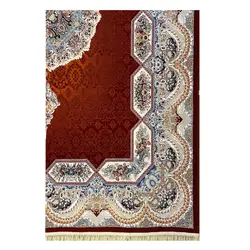 فرش ۱۲۰۰شانه زمینه قرمز کدSH-1245