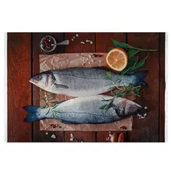 فرش آشپزخانه طرح ماهی کد 101402