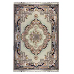 فرش ۷۰۰ شانه ماشینی زمینه خاکستری SH-718