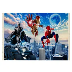 فرش کودک اختصاصی اسپایدرمن سوپرمن کد1030