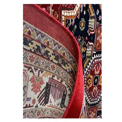 فرش گبه زمینه لاکی کد H50213