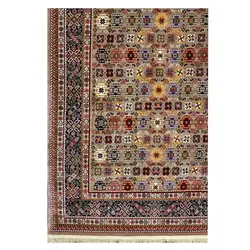 فرش گبه زمینه بژ بادامی کد H50210
