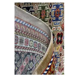 فرش گبه زمینه بژ بادامی کد H50210