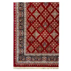فرش گبه زمینه لاکی کد H50206