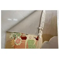 فرش کودک اختصاصی طرح خرگوش نقره ای