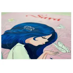 فرش کودک اختصاصی پری و پروانه صورتی