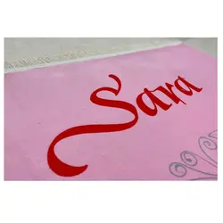 فرش کودک اختصاصی پری و پروانه صورتی