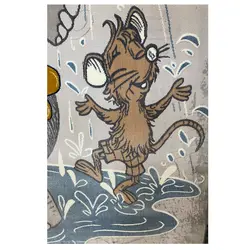 فرش کودک طرح فیل و موش کد SB915