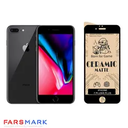 گلس سرامیکی مات گوشی آیفون Apple iPhone 8 Plus