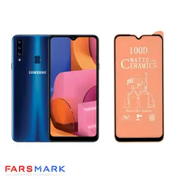 گلس سرامیکی مات گوشی سامسونگ Samsung Galaxy A20s