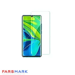 گلس فول چسب مات Xiaomi Mi Note 10 با چسپ UV