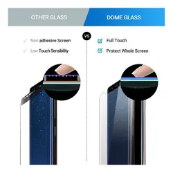 گلس فول چسب مات Samsung Galaxy S9 Plus با چسپ UV