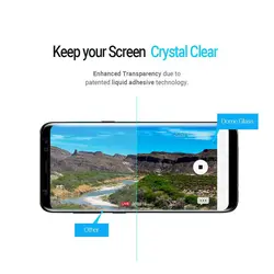 گلس فول چسب مات Samsung Galaxy S8 Plus با چسپ UV