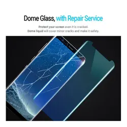 گلس فول چسب مات Samsung Galaxy S8 با چسپ UV