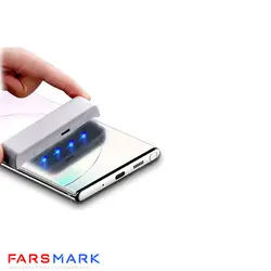 گلس فول چسب مات Samsung Galaxy Note 20 Ultra 5G با چسپ UV