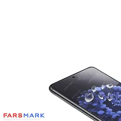 گلس فول چسب شفاف Samsung Galaxy S21 با چسپ UV