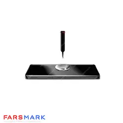 گلس فول چسب شفاف Samsung Galaxy S22 Ultra 5G با چسپ UV