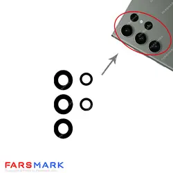 قیمت شیشه دوربین اصلی سامسونگ Samsung Galaxy S23 Ultra