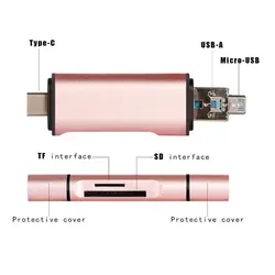 کارت خوان چند کاره ارلدم Earldom 3in1 Card Reader