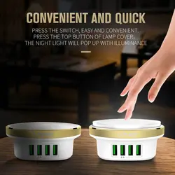 شارژر رومیزی و چراغ خواب الدینیو LDNIO A4406 Desktop Charger