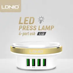 شارژر رومیزی و چراغ خواب الدینیو LDNIO A4406 Desktop Charger