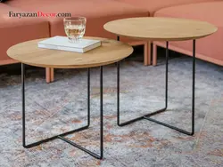 میزعسلی بلوط فریازان دکور مدل  walnut