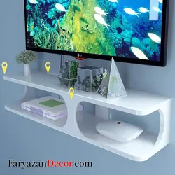میز تلویزیون دیواری فریازان دکور مدل montado - فریازان دکور