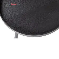 میز جلو مبلی و عسلی فریازان دکور مدل لبه دار چوب بلوط