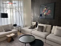 میز جلو مبلی و عسلی فریازان دکور مدل لبه دار چوب بلوط