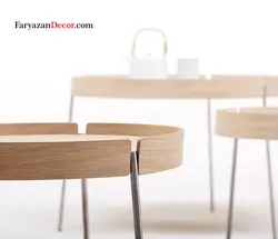 میز جلو مبلی فریازان دکور مدل لبه دار  P22