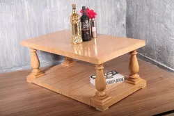 میز جلو مبلی فریازان دکور مدل انگلیسی بلوط