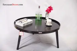 میز عسلی لبه دار فریازان دکور هم رنگ