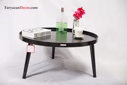 میز عسلی لبه دار فریازان دکور هم رنگ