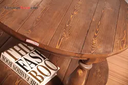 میز جلو مبلی فریازان دکور مدل انگلیسی گرد