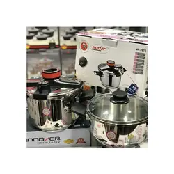 زود پز دوقلو مایر maierظرفیت 7+5 مدل MR7675