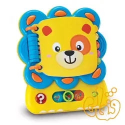 کتاب موزیکال آموزشی شیر وین فان Caesar The Lion Let's Read 9209 — فنقلی توی