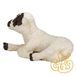 فیگور بره صورت سیاه دراز کشیده موجو Black Faced Lamb Lying Down 387060 — فنقلی توی