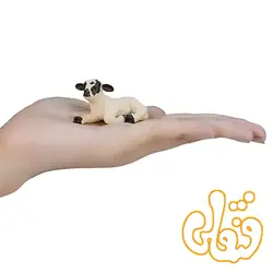 فیگور بره صورت سیاه دراز کشیده موجو Black Faced Lamb Lying Down 387060 — فنقلی توی