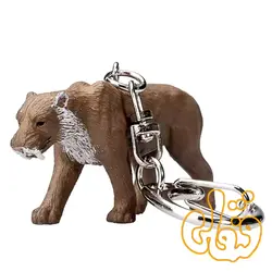 آویز کلید ببر دندان خنجری موجو Saber-toothed tiger Keychain 387450