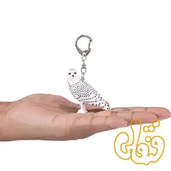آویز کلید جغد برفی Snowy Owl Keychain 387432