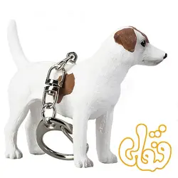 آویز کلید سگ جک راسل تریر موجو Jack Russell Terrier Keychain 387457